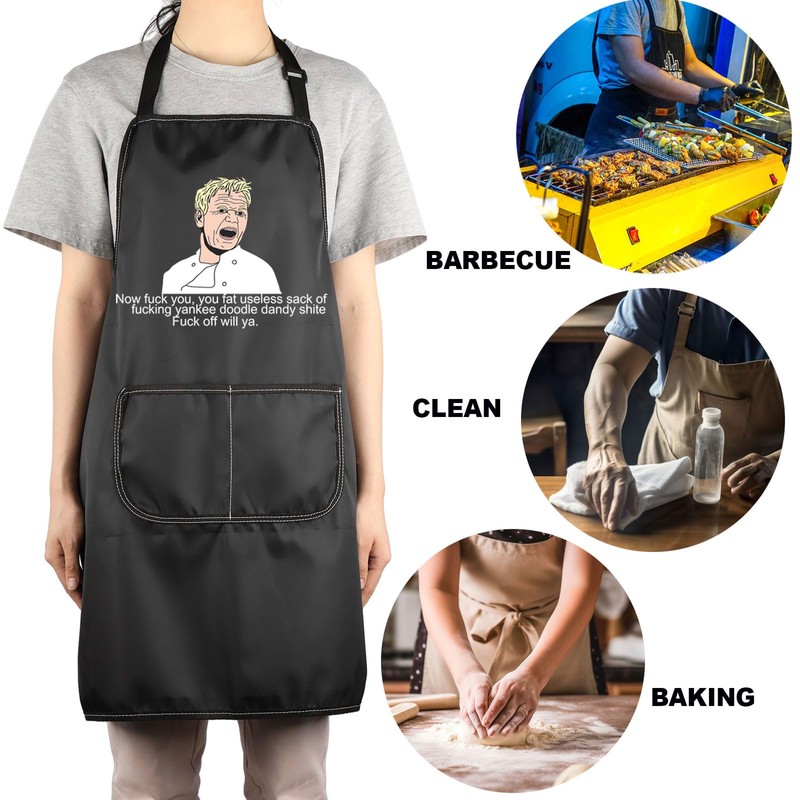 MYSOMY Chef Ramsay Apron Chef Ramsay Gifts Ramsay Kitchen Apron