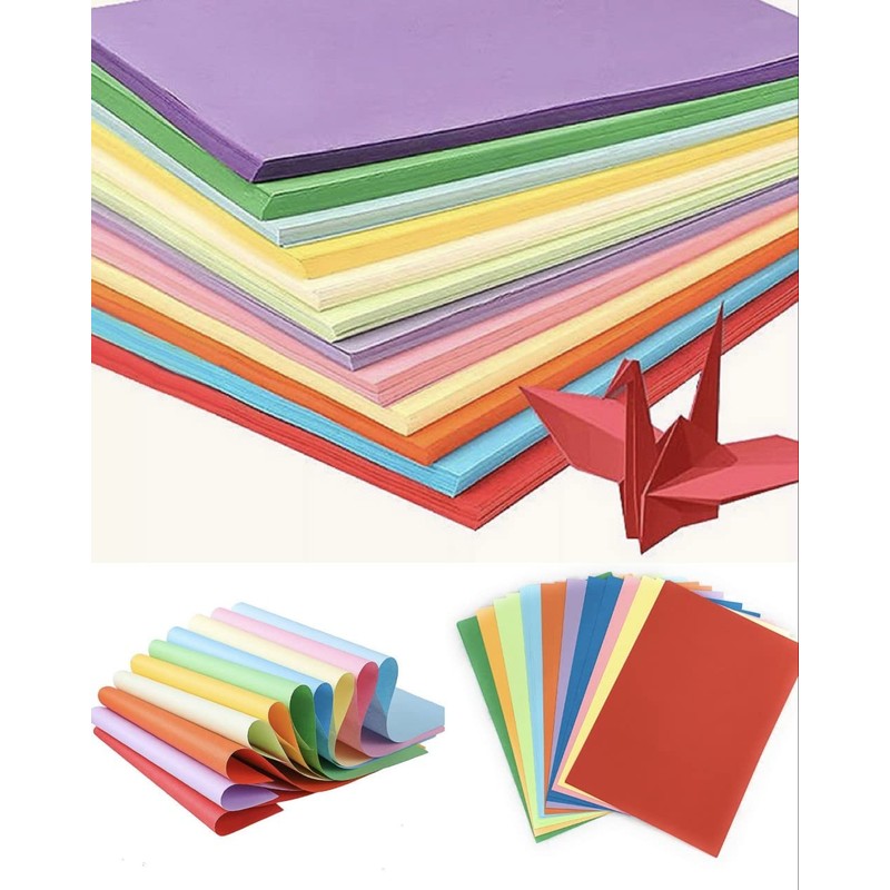 100 Sheets 70 GSM A4 Assorted Mixed Colour Paper Red
