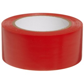 Brady 58201, 108' Length, 2" Width, B-7569 Vinyl Tape, Red Color Aisle Marking Tape