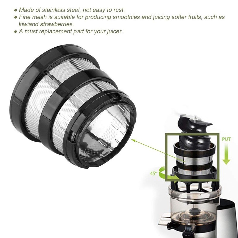 VIFERR Juicer Filter Replacement Parts Slow Juicer Fine Mesh Strainer