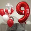 Number 70 Balloons, Red 70 Number Balloons, 40 Inch Red