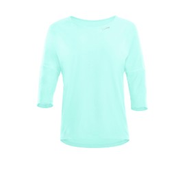 WINSHAPE Dt111ls-Top Funzionale da Donna, Leggero e Morbido, Maniche a ¾ Maglietta da Yoga, Menta Delicata, M