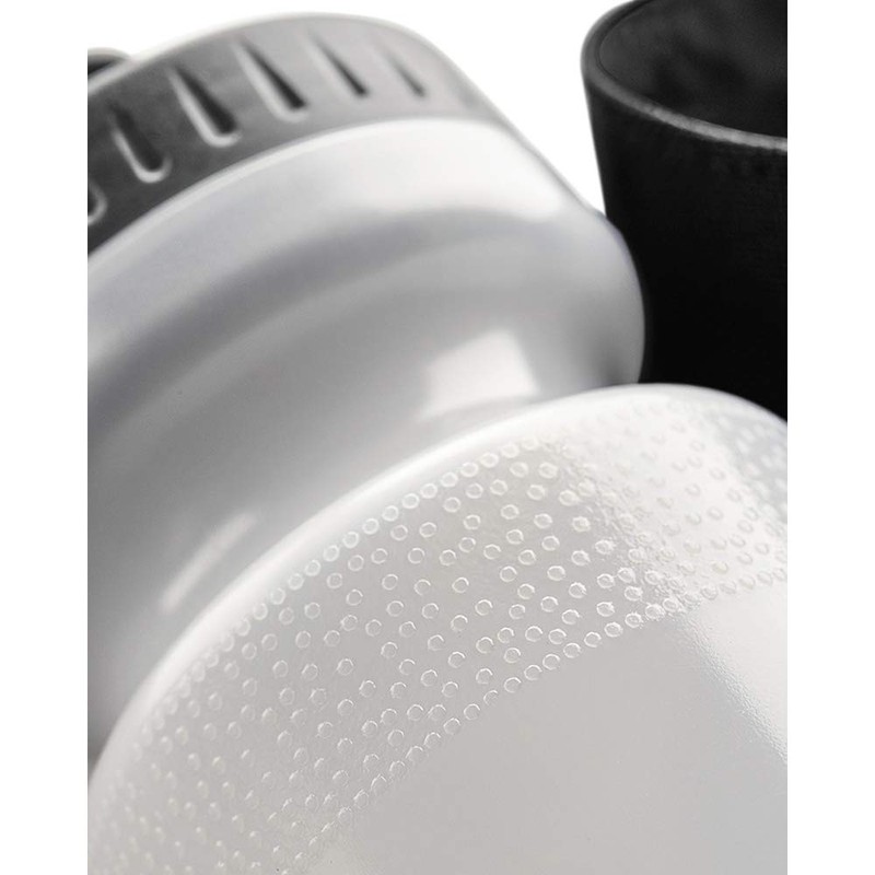 Quadra Water Bottle And Fabric Sleeve Holder (One Size) (Black)