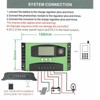 Solar Charge Controller LCD Display Photovoltaic Solar Panel Intelligent Regulator