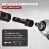 BILITOOLS Lug Nut Socket Set, 1/2 inch Drive Non-Marring Impact