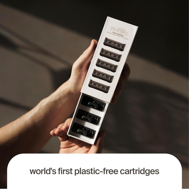 Razeco Pro – Plastic-Free Razor | 1 Handle + 2