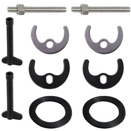 10 Piece Faucet Repair Kit Monobloc Faucet Fixing Kit Single Hole Mixer Tap Clamp Bracket Replacement for Kitchen Sink M12 Wrench