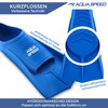 Aqua Speed Short Flippers For Adults And Children, High Tech