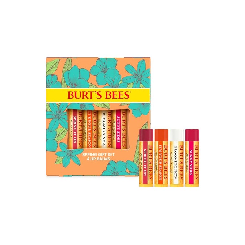 Burt's Bees Just Picked Lip Balm Gift Set, Pomegranate, Watermelon