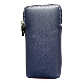 Graffiti Golunski Leather Double Glasses Specs Spectacles Case - Sky