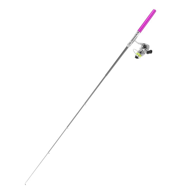 Portable Mini Pen Shape Fishing Rod Pole Pocket Retractable Fishing
