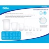 Difte Vaso De Precipitado Graduado Plastico (pp) De 100ml