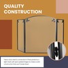 Lavish Home Fireplace Screen - 3 Panel Fireplace Gate with
