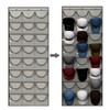 Over-the-Door Hat Organizer for Baseball Caps – 24 Clear Pockets