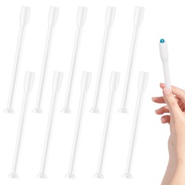 Disposable Suppository Applicator Caliber 9mm Disposable Personal Vaginal Applicators Portable Lube Applicator Individually Wrapped for Gels Suppositories Pills Capsules Tablets Fluids (10 Pack)