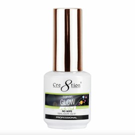 Cre8tion Glow in The Dark Soak Off Top Coat Gel Polish led uv lamp needed Curing Nail Art Nail Polish
