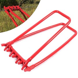 Alvinlite Fence Fixer Tool, Wire Tight Fence Crimping Tool Repair Crimper Tool High Tensile Ranch Barbed Wire Tightener