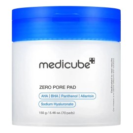 Almohadillas Sin Poros 70 Pads 155g Piel Grasa Exfoliante Medicube