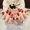 Set of 24 Medium Length Nail Tips for Wedding Party