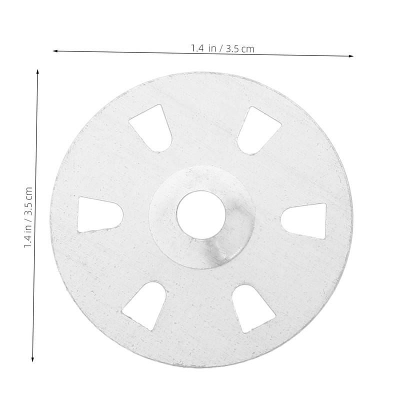 Tofficu 100Pcs Stainless Steel Plaster Washers for Gypsum Board Durable