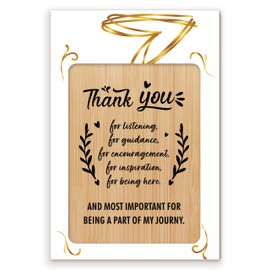 ZIIUFRN Thank You Gifts for Women Men, Thank You for Listening Inspiration Cooking Board, Coworkers Appreciation Gifts, Cutting Board Set-A01