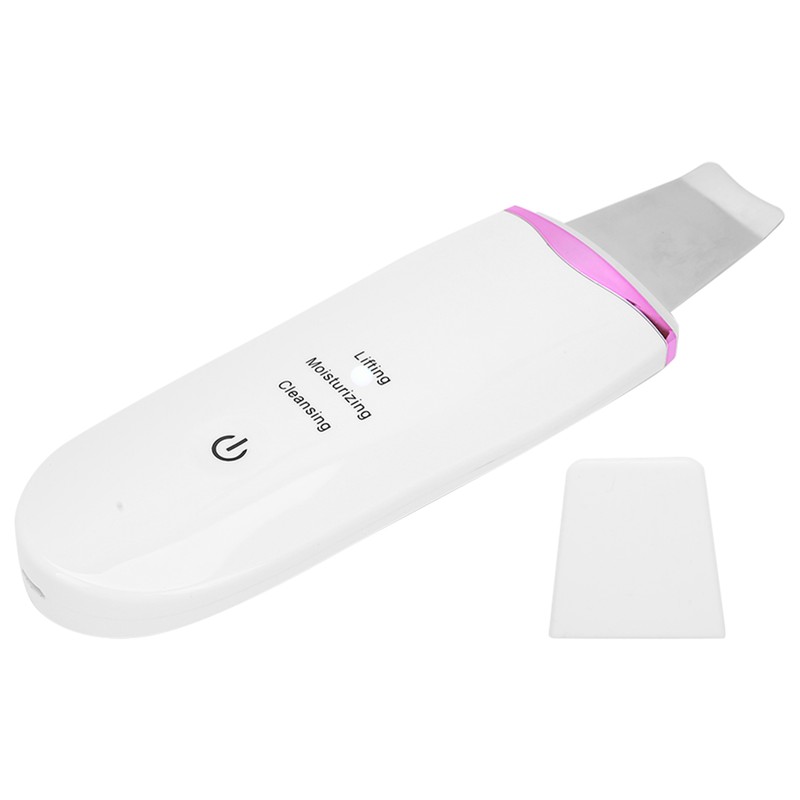Ultrasonic Skin Scrubber Blackhead Removal Pore Cleaning Face Spatula for