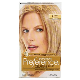 L'Oreal Paris Superior Preference Hair Color, 9 Natural Blonde