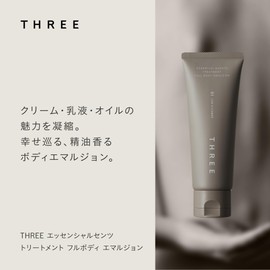 THREE 01 LIKE A FLOWER Essential Scents Treatment, Full Body Emulsion, Moisturizing Body Lotion, 3.4 fl oz (100 ml)