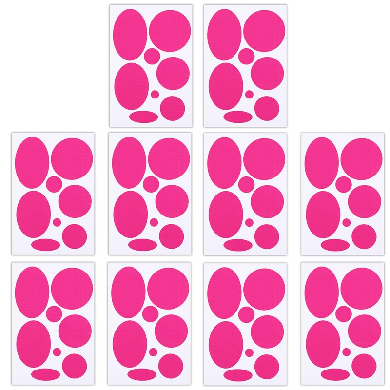 10 Sheets/80pcs Down Jacket Patches, Different Size Waterproof Nylon Fabric