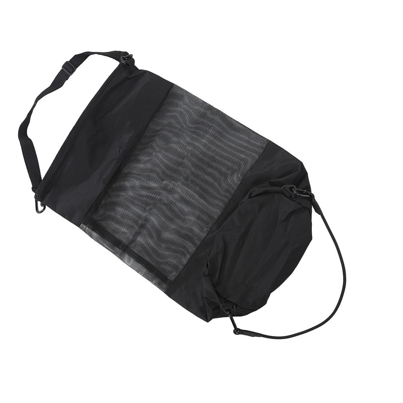 Mesh Trash Bag Washable Large Capacity Lightweight Portable Outdoor Garbage