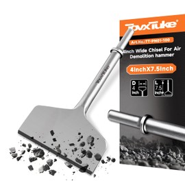 4" x 7.5" Air Hammer Chisel Pneumatic Chisel 0.401 Inch Shank Tile for Thinset Removal, Thinset Scaling, Tile Removal, Pneumatic Chisel