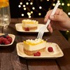 HAAGO 100 PLA Forks Cutlery Made of Bioplastic - Biodegradable
