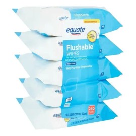 Equate Toallitas Desechables Fresh Scent 5pack