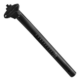 Aikolesa Bike Seat Posts, 27.2mm Bicycle Seatpost with Cover Aluminum Alloy Angle Adjustable Seatpost for Mountain Bike Scooter Road Bikes MTB BMX Black