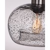 CASAMOTION Pendant Lighting Handblown Glass Drop Ceiling Lights, Modern Rustic