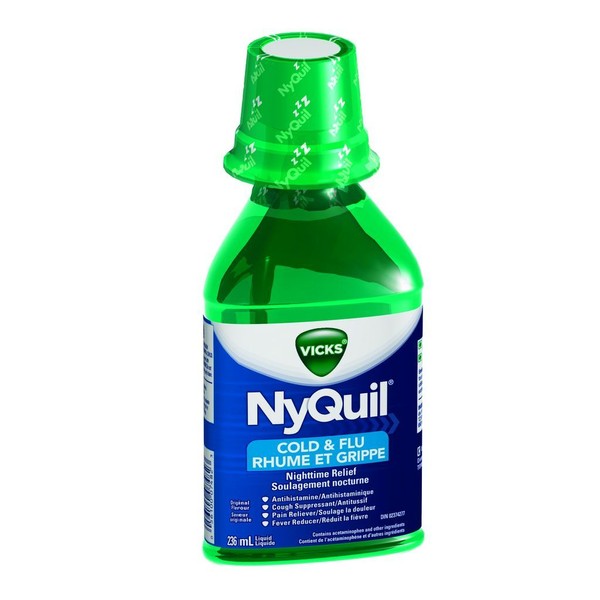 Vicks NYQUIL COLD & FLU SYRUP, Original / 236ML