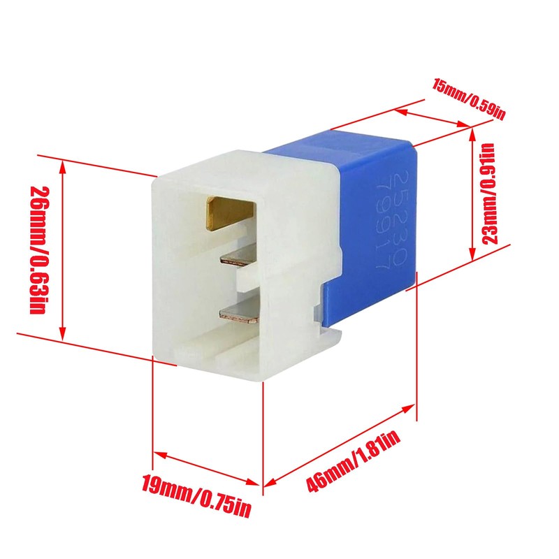 QGQZIQG 4 Pin Relay 25230-79917 for Nissan Titan Versa Xterra