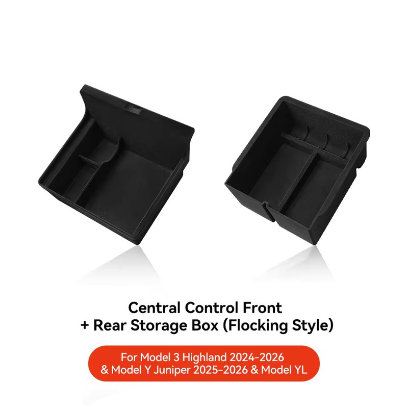 Center Console Organizer Storage Set for Tesla Model 3/Y/YL Highland