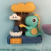 Baby Bath Toy Dinosaur Shaped Water Spraying Rotating Bathtub Waterwheel