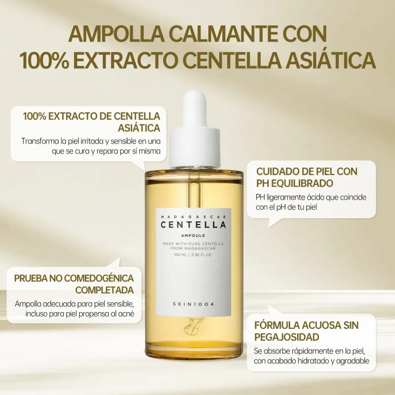 Skin1004 Ampolla Centella Madagascar Calma Y Repara 100ml