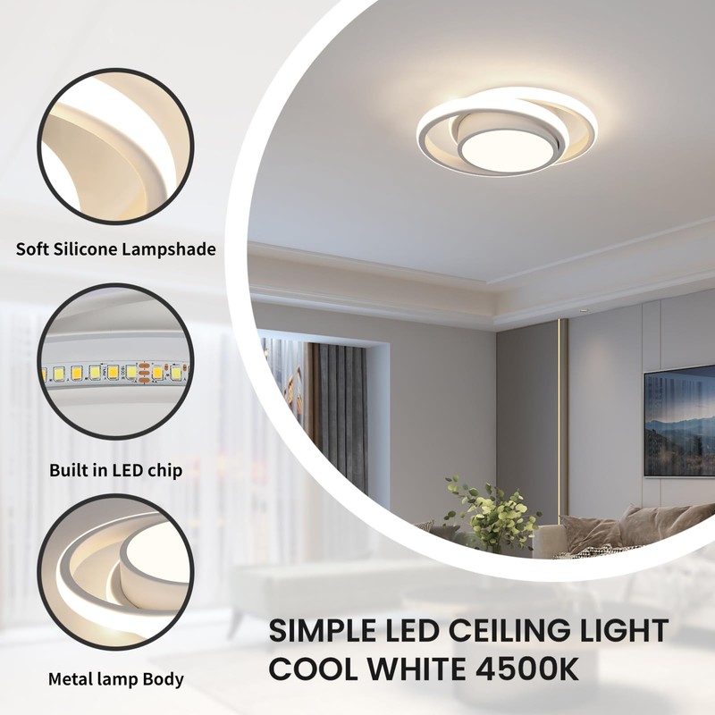 Comely LED Ceiling Light, 32 W LED Ceiling Light, Round,