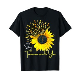 Semicolon Sunflower Suicide Prevention Awareness Stay Womens T-Shirt
