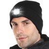 Bosttor LED Beanie Hat with Light, Rechargeable Headlamp Cap, Unisex