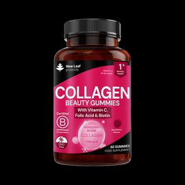 New Leaf Products Collagen Gummies VitaminC, Folic Acid & Biotin