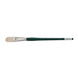 Grumbacher Gainsborough Filbert Oil and Acrylic Brush, Hog Bristle, Size 14 (1271T.14)