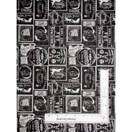 3 Wishes (Three Wishes) Christmas To Remember Fabric Vintage Santa Reindeer by 3 Wishes Cotton Yard