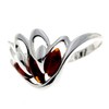 Silver Amber Jewellery - 925 Sterling Silver and Cognac Baltic