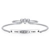 Kisseason Runner Gifts Bracelet One Mile At A Time Bracelet