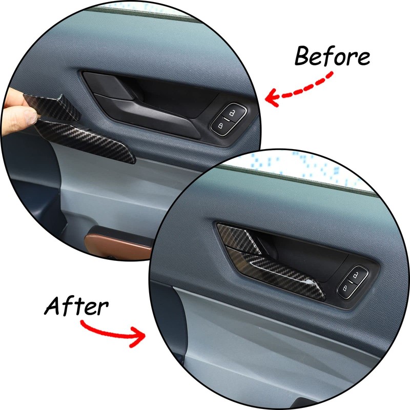 Car Inner Door Handle Cover Trim for Ford Maverick 2022-2024,