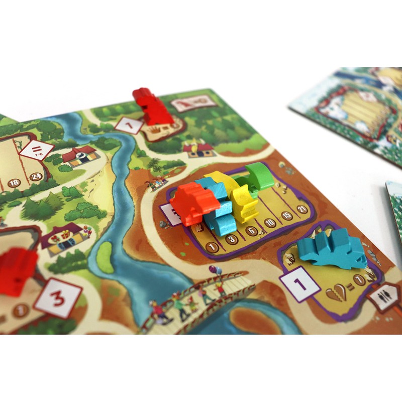 Ghenos Games GHE124 Dinosaurs Draftosaurus, Multi-Colour